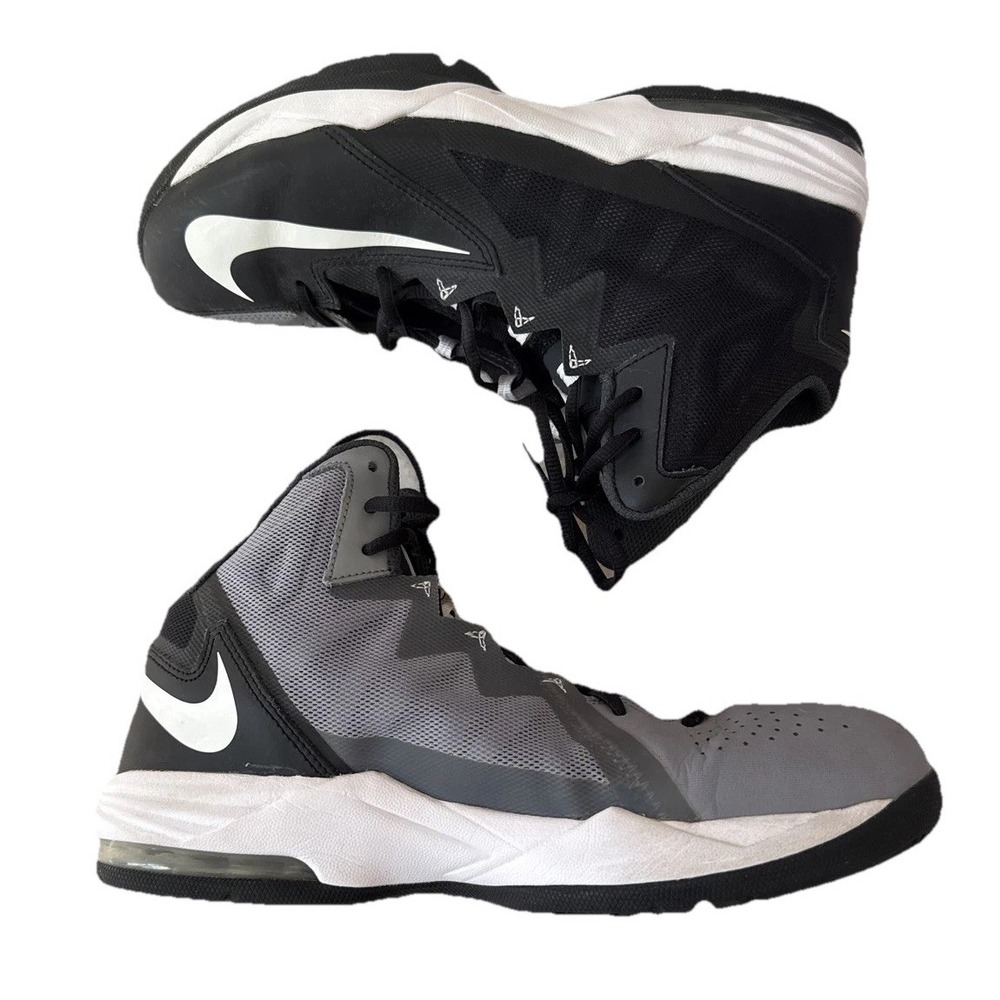 Nike Air Max Stutter Step 2 Shoes Mens Size 9.5 Gray Basketball 653455-002
